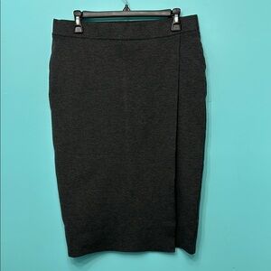 Elegant Charcoal Pencil Skirt
